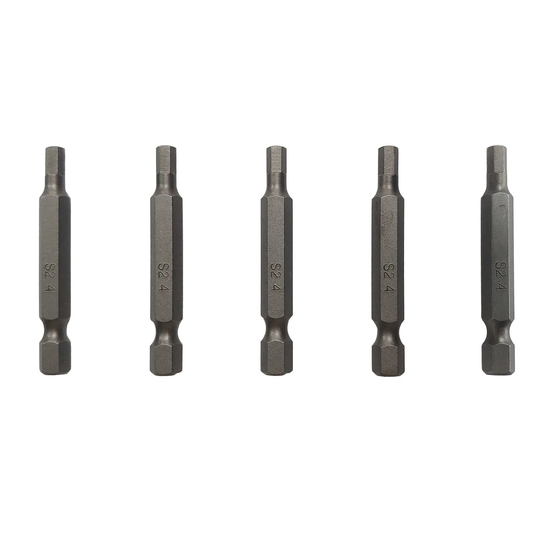 Zipbolt 5-Pack S2 Steel Hex Shank Quick-Release Driver Bits – 1/4" Standard Duty