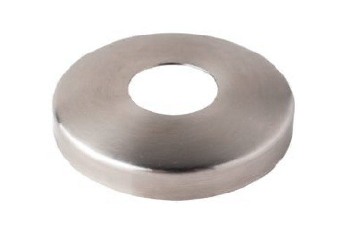 Round | Cover Flange for Round Post with Anchor Plate | Alloy 304