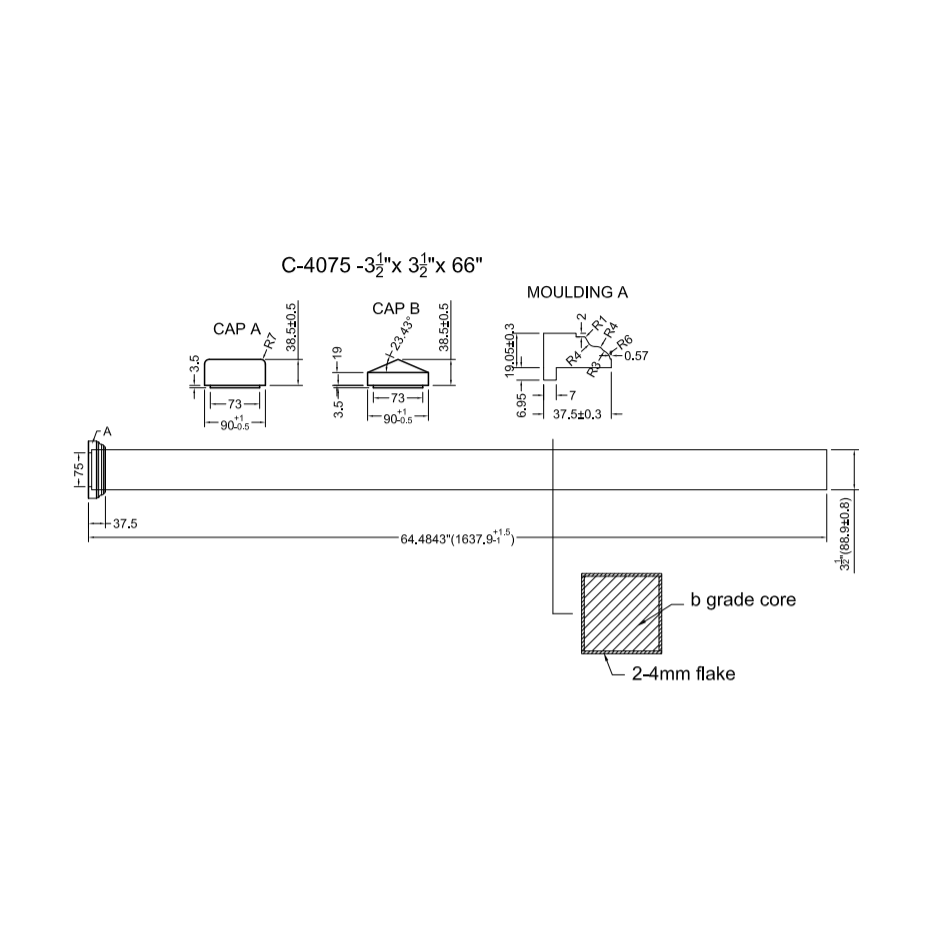 C4075 - Landing Box Newel