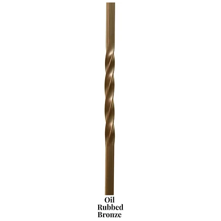 2TW44 | Double Twist Iron Baluster | 2551 - 1/2"