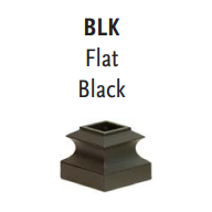 Iron Baluster | Double Ring | Lite | Ash Grey | 1/2" x 44" | Coffman