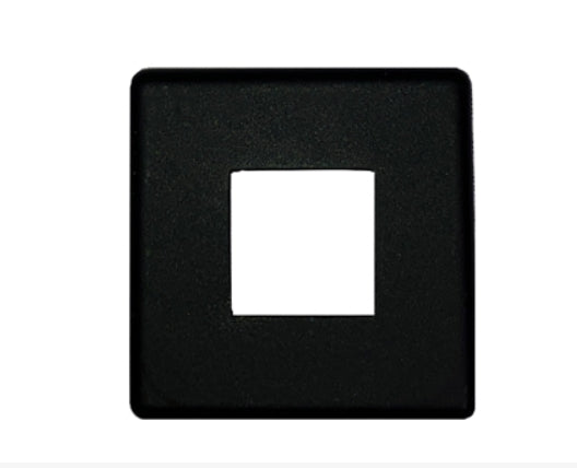 SH907 | 1/2" Flat Iron Baluster shoe | Low Profile | Satin Black