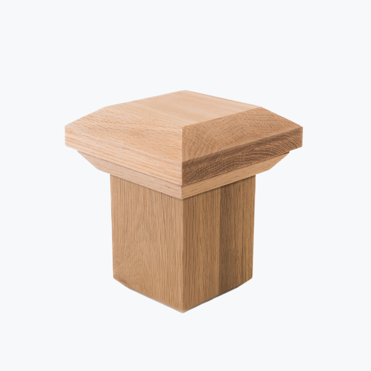 C350 - Box Newel Cap - "C" Style Beveled Top - Fits 3 1/2" Post