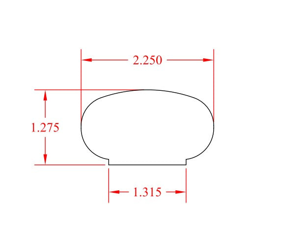 C-6042 Handrail Oval