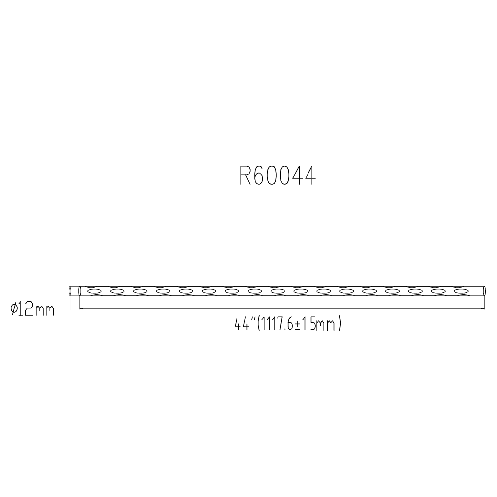 R60044 | Victorian Plain Iron Baluster | 2775 | 1/2"