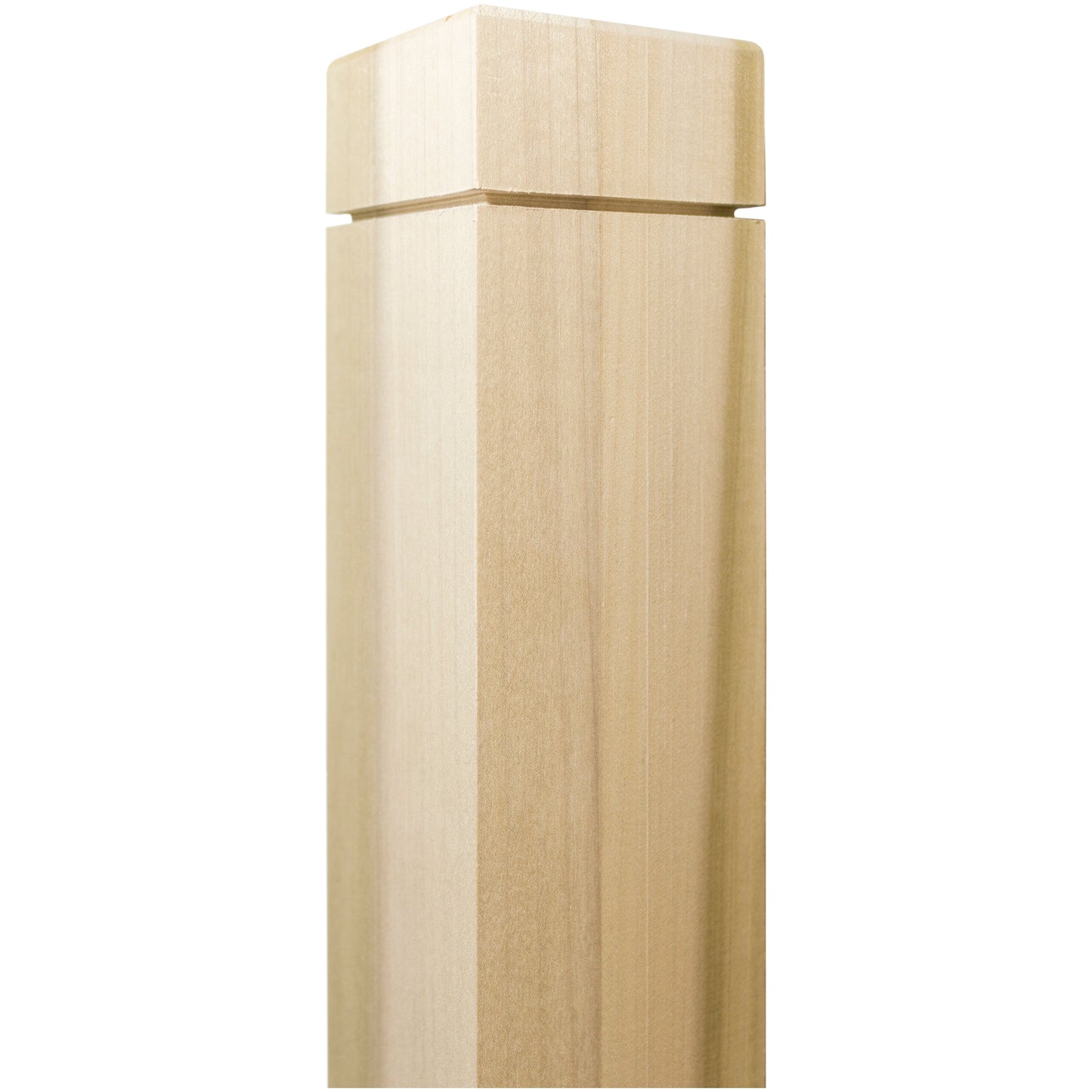 Notched Newel Wood Post - 48" x 3.5" - 350N