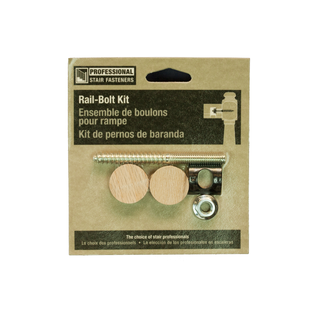 C3302 | Rail Bolt Fastener with 1" Flush Mount Plugs