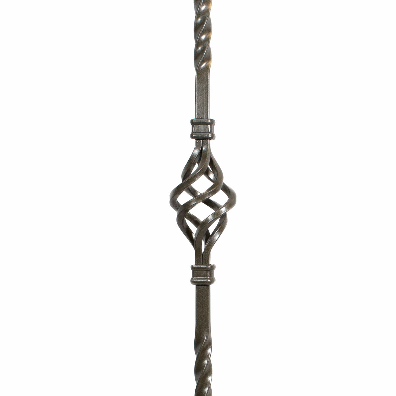 T04 - Iron Baluster - Single Basket - 1/2" x 44"