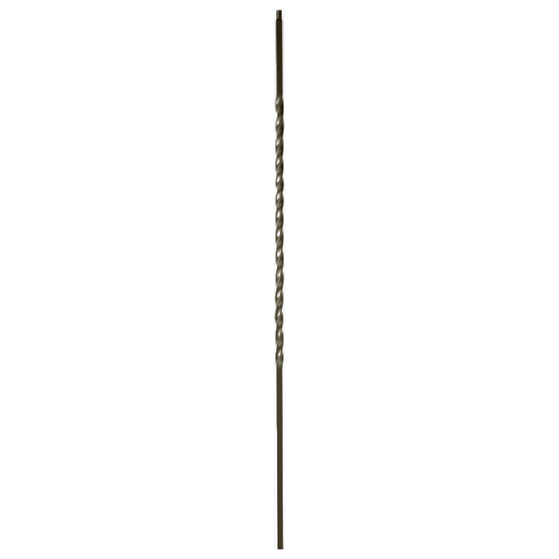 1TW22 | Single 22" Twist Iron Baluster | 2554 | 1/2" - All Things Stairs