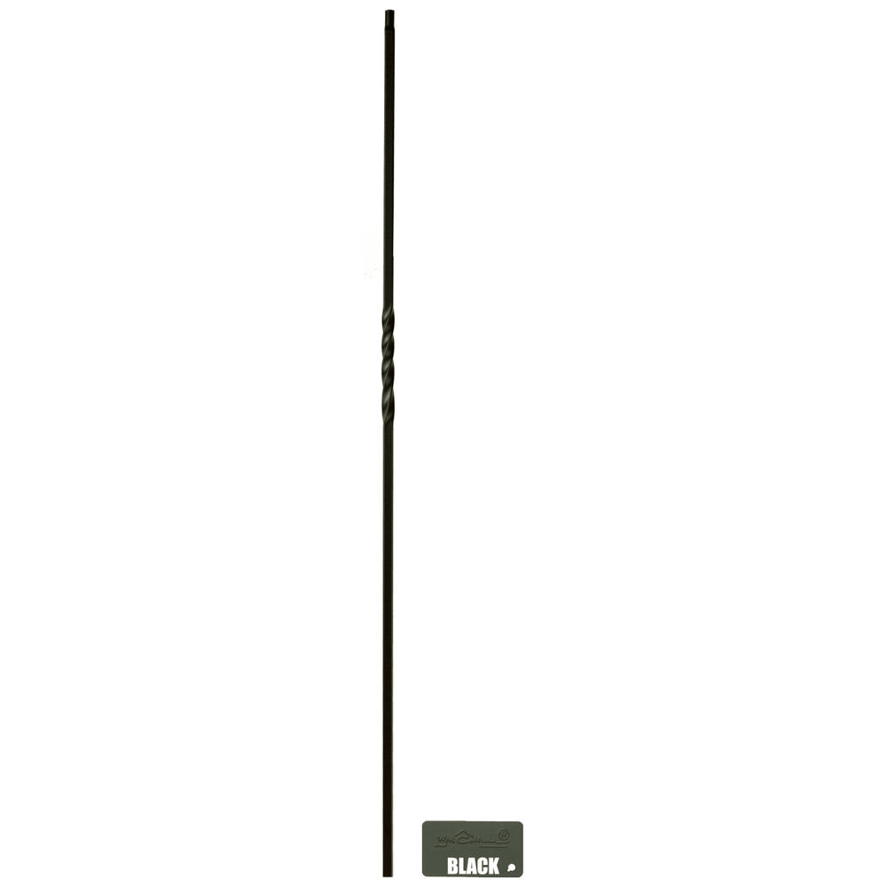 1TW44 | Single Twist Iron Baluster | 2550 | 1/2" - All Things Stairs