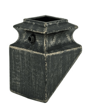 2G904 | 5/8" Square | Angled | Iron Baluster Shoe - All Things Stairs