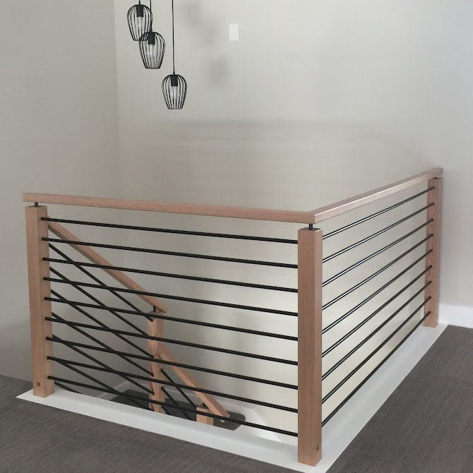 2GR01 | Horizontal Iron Baluster | Round | 5/8" - All Things Stairs