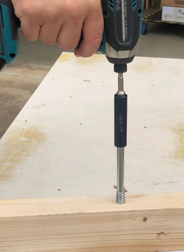 40.540 Deep Socket Driver - 10mm - Accessory for Zipbolt 14.110 Super UT and 17.800 XT - Assists with Staircase Newel Post Fastener Installation - All Things Stairs