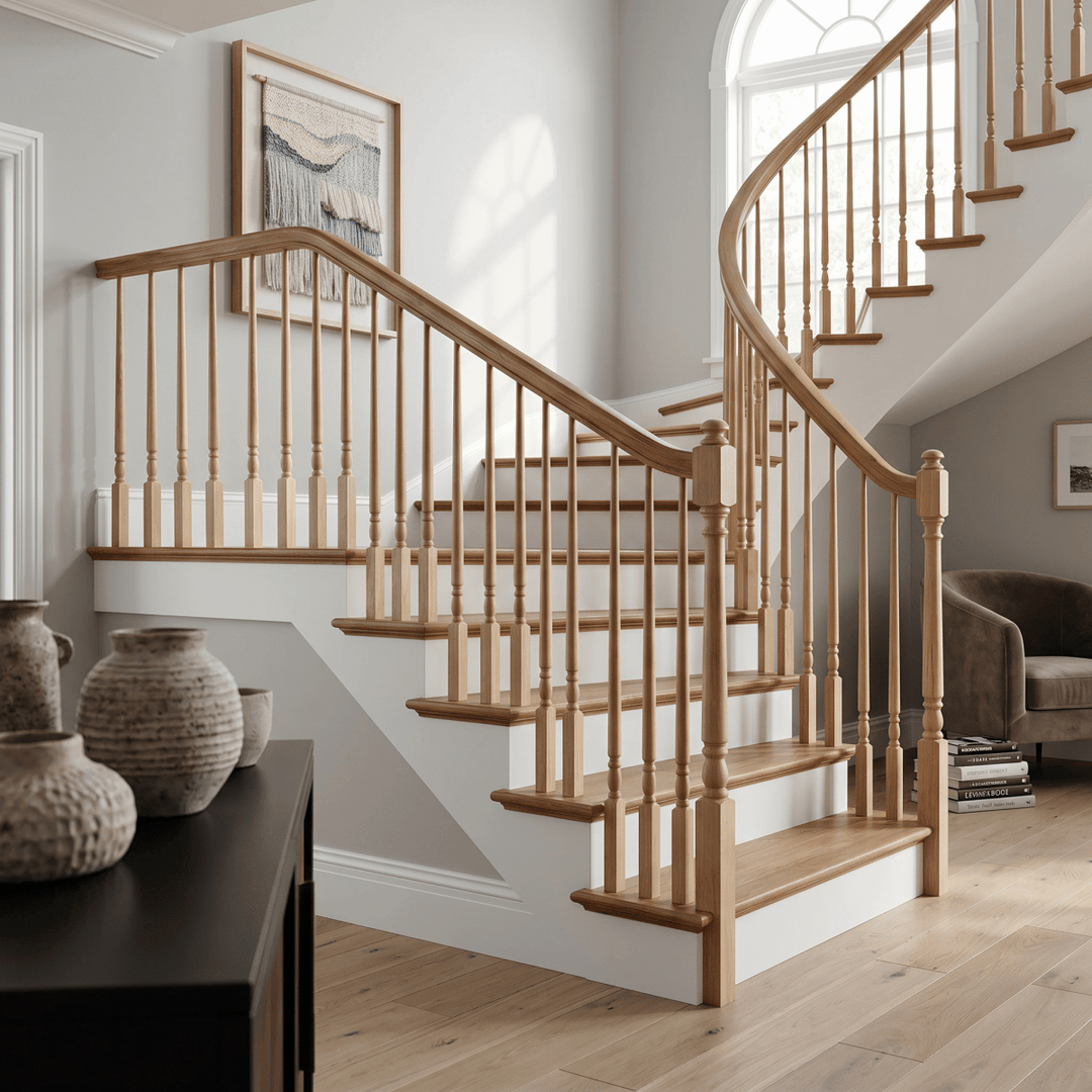 5015 | Wood Baluster | Colonial Pin Top | 1-1/4" - All Things Stairs