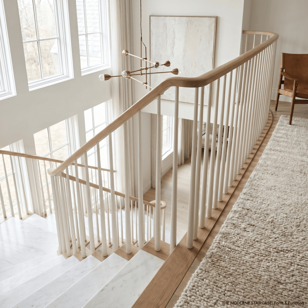 5040 | Wood Baluster | Craftsman Tapered Round | 1-1/4" - All Things Stairs