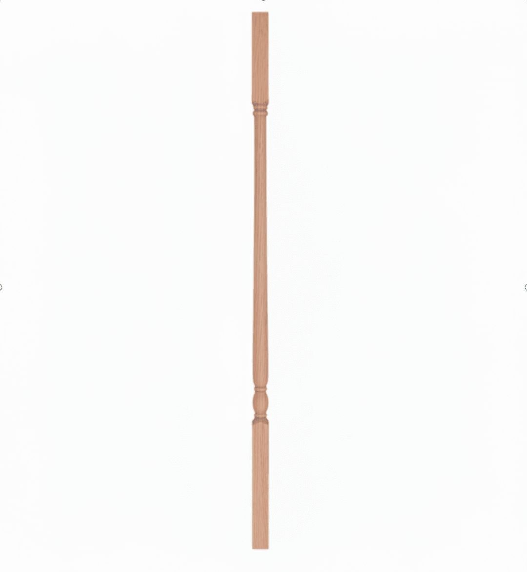 5141 | Wood Baluster | Colonial Square Top | 1-1/4" - All Things Stairs
