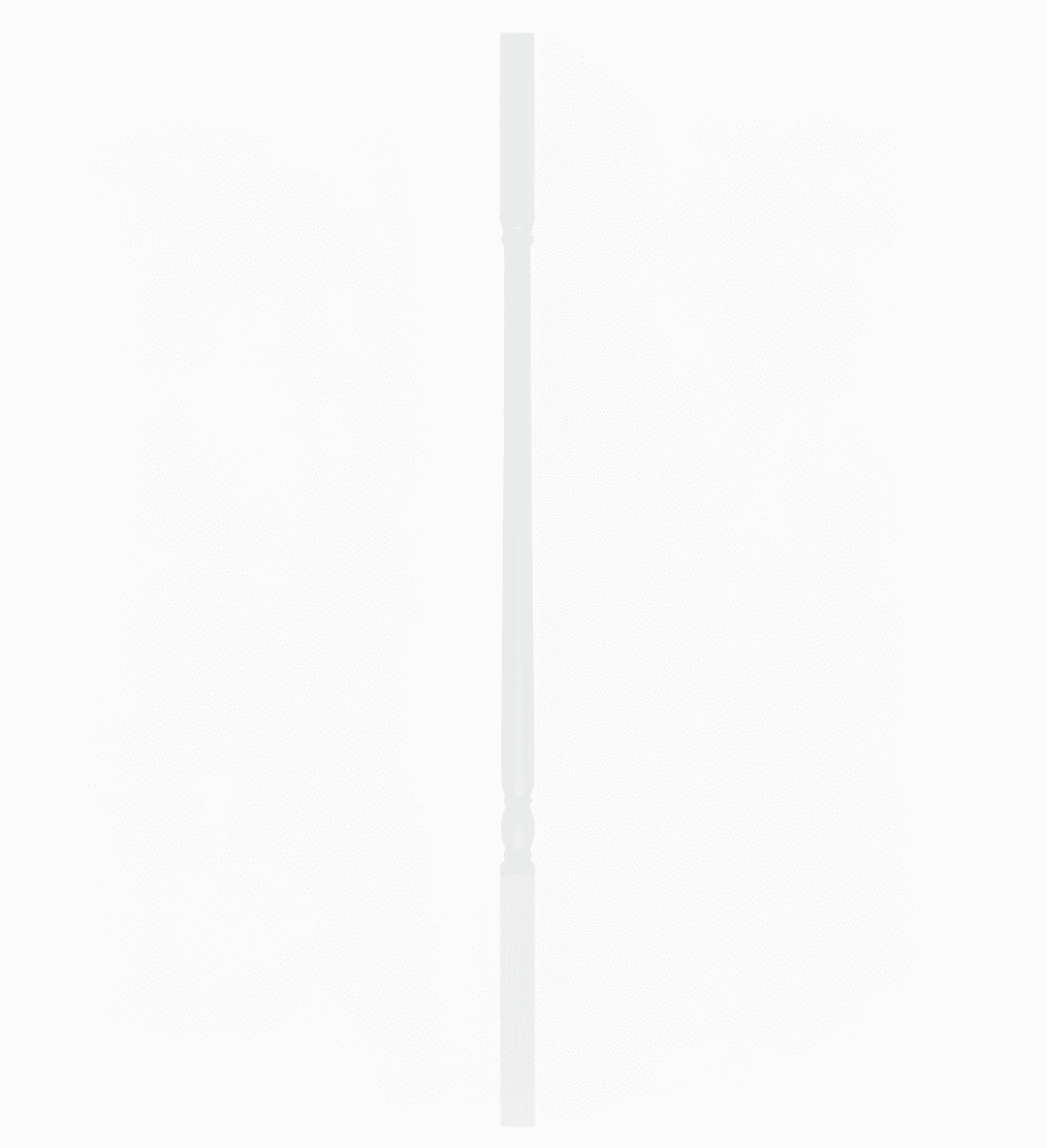 5141 | Wood Baluster | Colonial Square Top | 1-1/4" - All Things Stairs