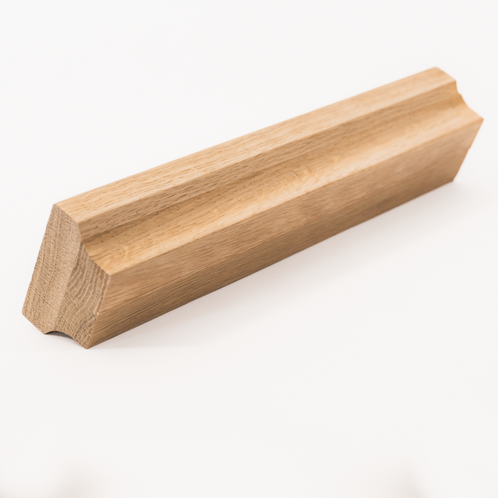 C-6840S | Craftsman "T" Handrail | Solid Cap | White Oak