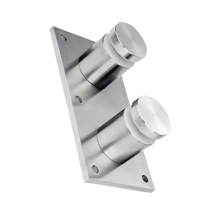 1-3/4" Length | 2" Dia. | Round | Fascia Mount Double Standoff | Alloy 316