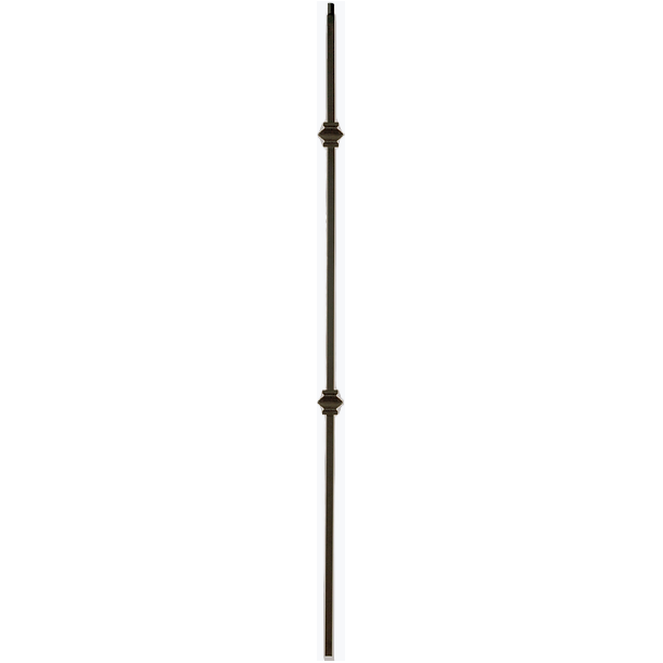 2KNUC44 | 2557 | Double Knuckle Iron Baluster | 1/2"