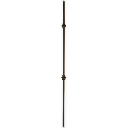 2KNUC44 | 2557 | Double Knuckle Iron Baluster | 1/2"