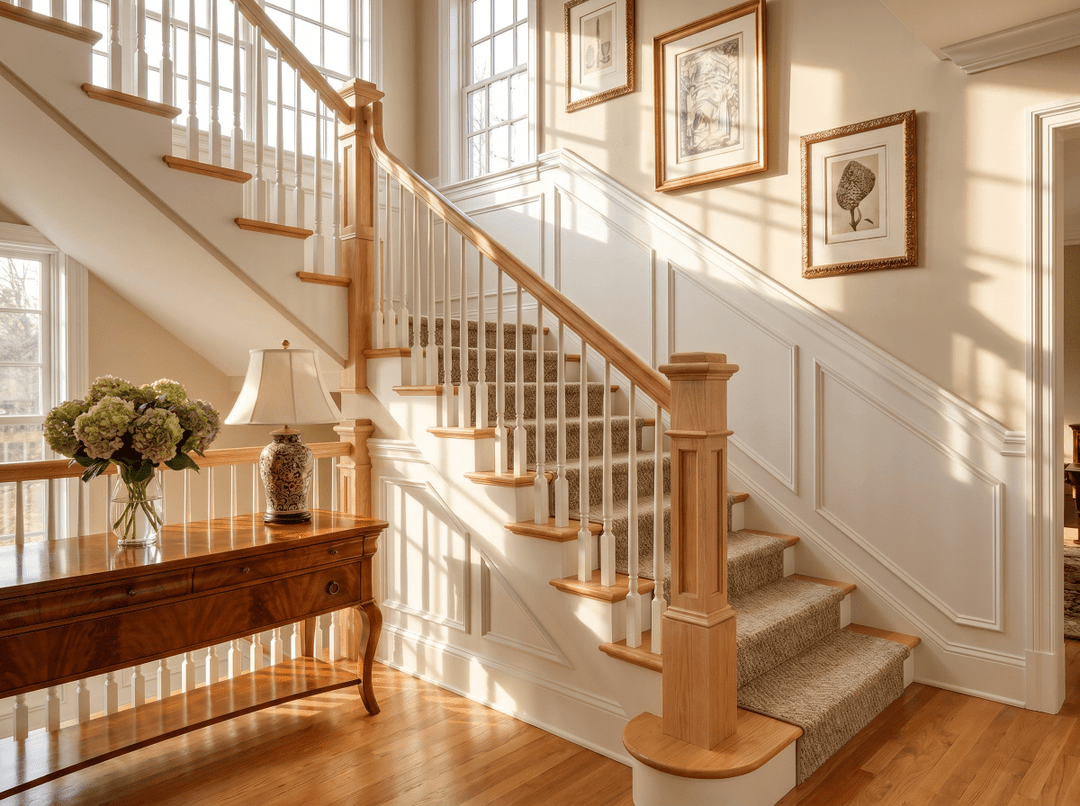 991FP | Box Newel | Flat Panel Design | 56" x 6¼" - All Things Stairs
