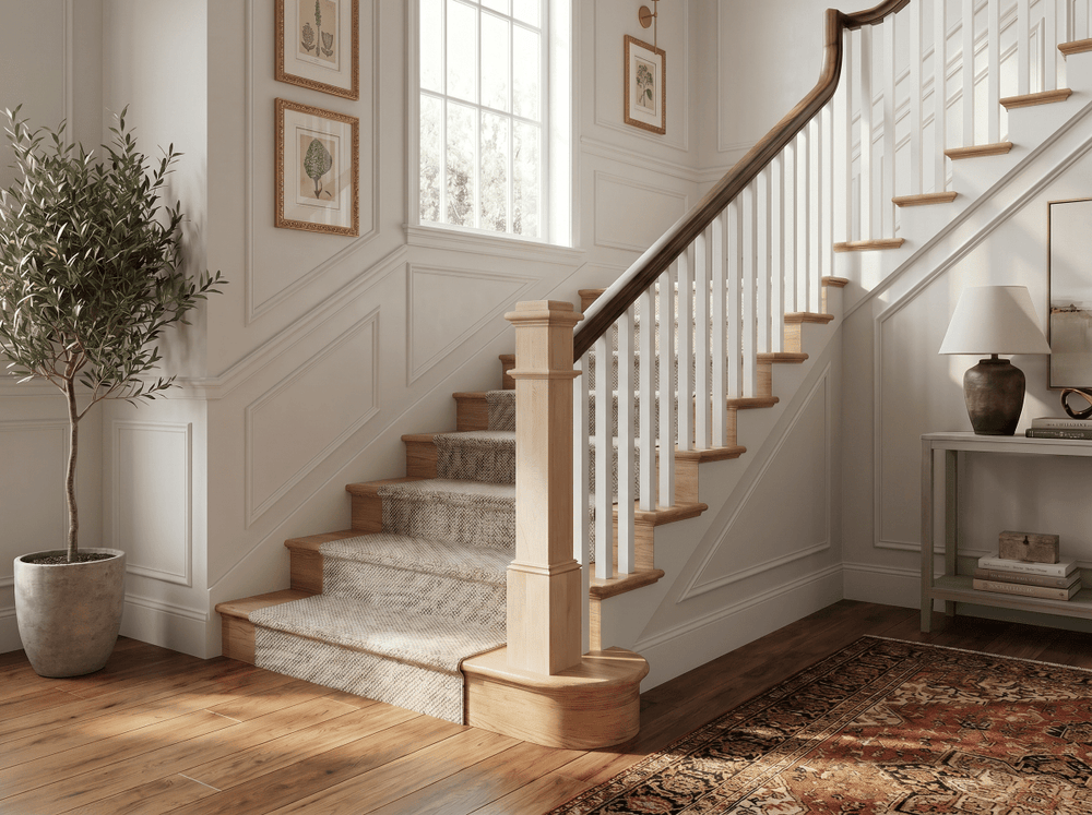 991PL | Box Newel | Plain Face | 56" x 6¼" - All Things Stairs