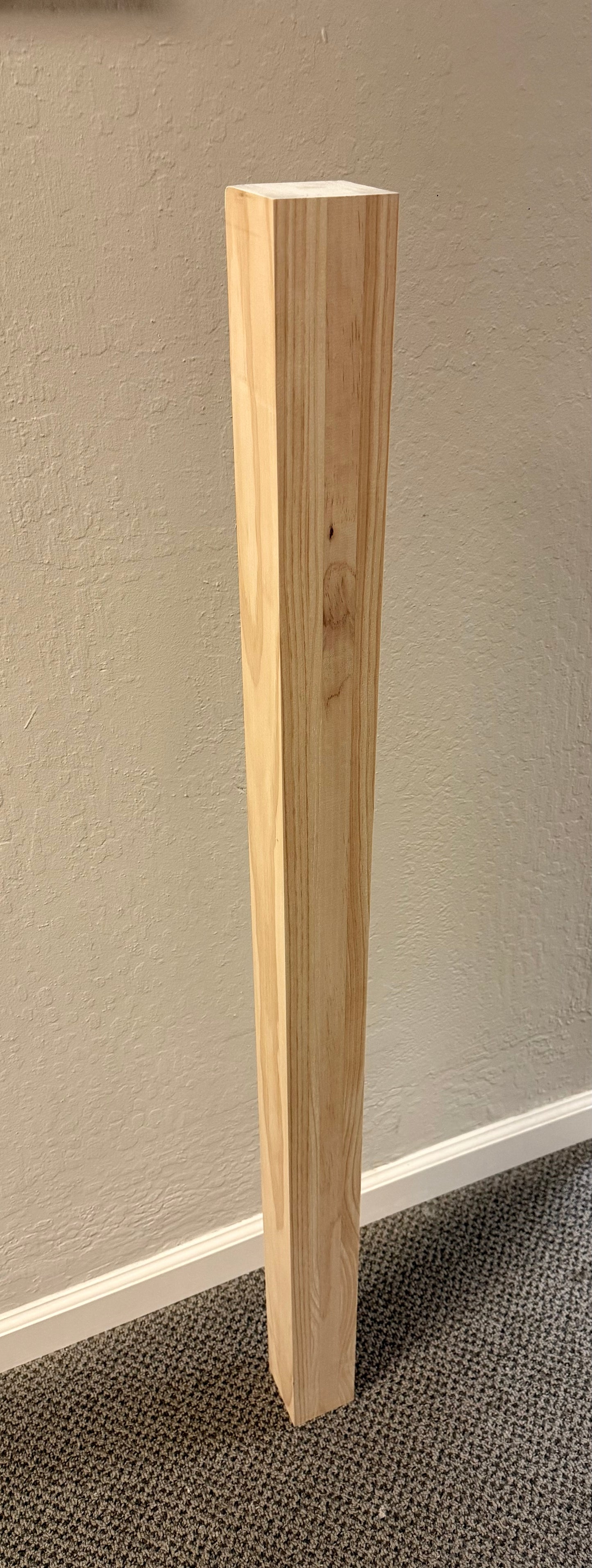 CLEARANCE | Newel Post Blank | 48" x 2 7/8" x 2 7/8"