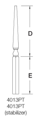 CLEARANCE | 4013PT | Stabilizer Newel | Colonial Pin Top | 3" x 43" | POPLAR