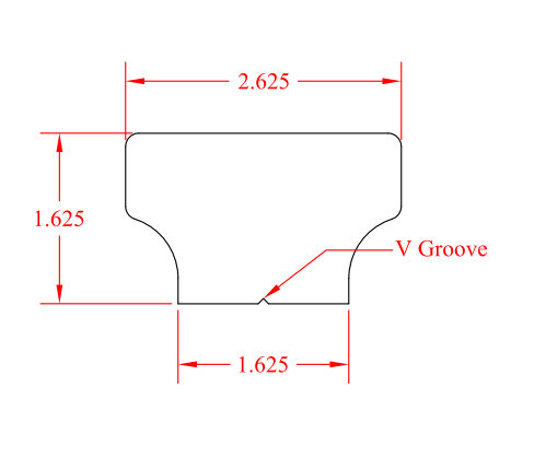 C-6840 | Craftsman "T" Handrail | Fingerjoint