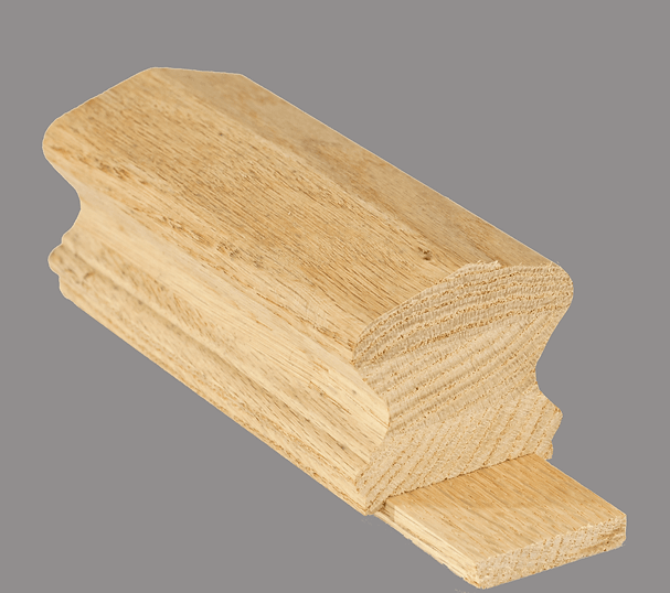 C - 6410P | 1 3/4" Plowed with Fillet | Richmond Handrail | Rail - All Things Stairs
