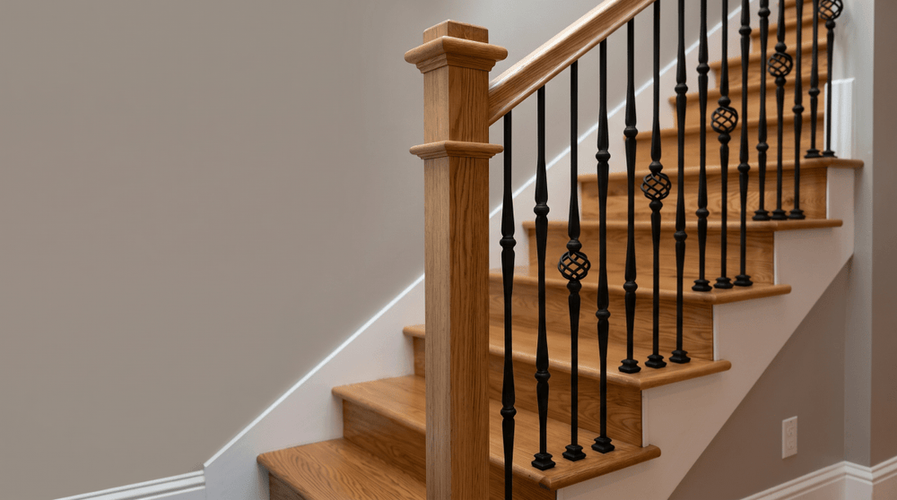 CLEARANCE 962 | Box Newel | Plain Style | 48" x 3 1/2" - All Things Stairs