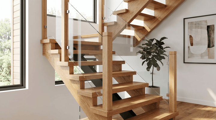 CLEARANCE Notched Newel Post | 2 3/4" x 48" - All Things Stairs