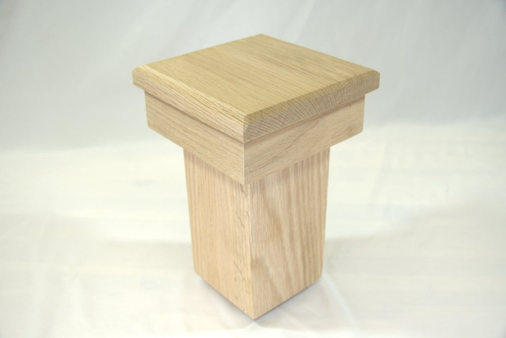 E300 | Box Newel Cap | "E" Style Cap | Fits 3" Post - All Things Stairs