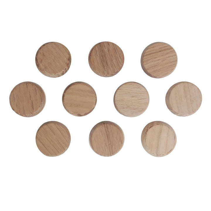Handrail Fastener Accessory Red Oak Wood Plugs 10 Pack - 1" - All Things Stairs