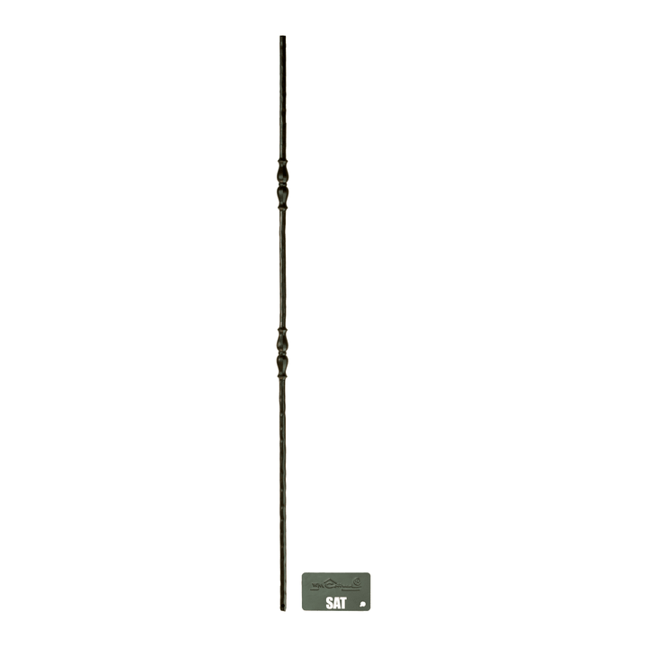 R60244 | Double Urn Iron Baluster | 2771 | 1/2" - All Things Stairs