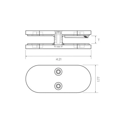 180˚ Glass Alignment Clips