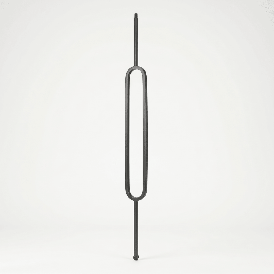 T80 | Iron Baluster | Large Oval | 1/2" x 44" - All Things Stairs