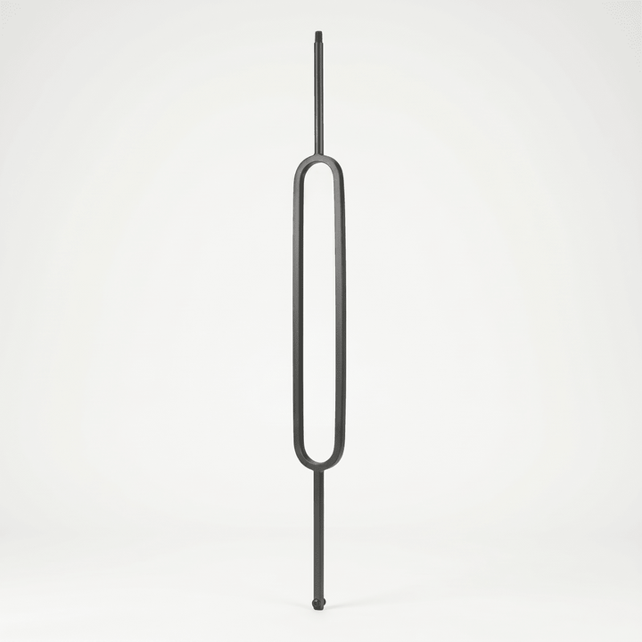 T80 | Iron Baluster | Large Oval | 1/2" x 44" - All Things Stairs
