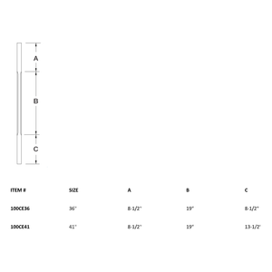 wood baluster stair parts measurement