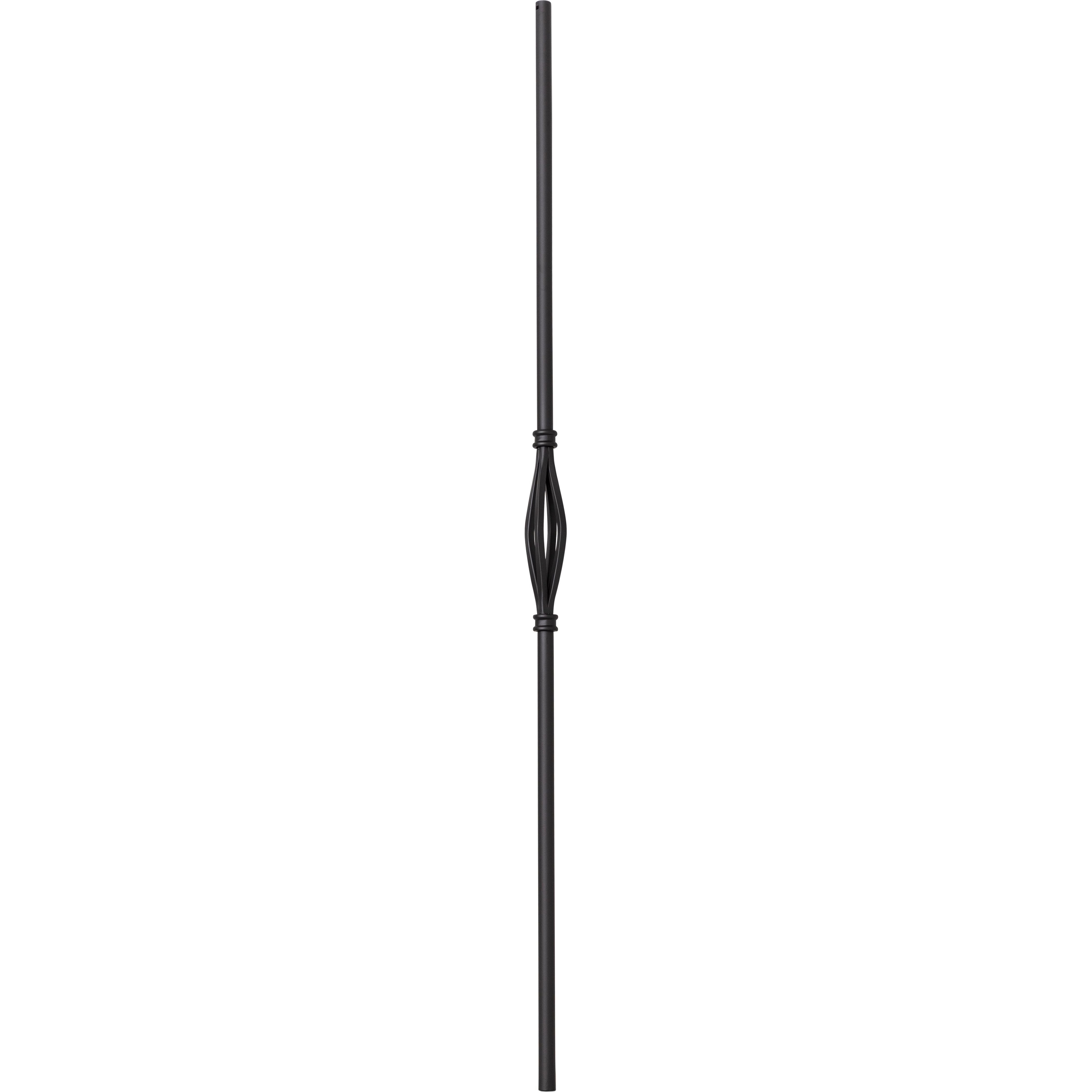 Iron Baluster | Slimline Basket | Round | 5/8" x 44"