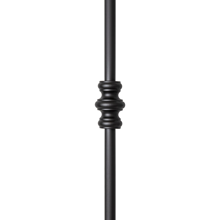 Iron Baluster | Double Knuckle | Round | Satin Black | 5/8" x 44"