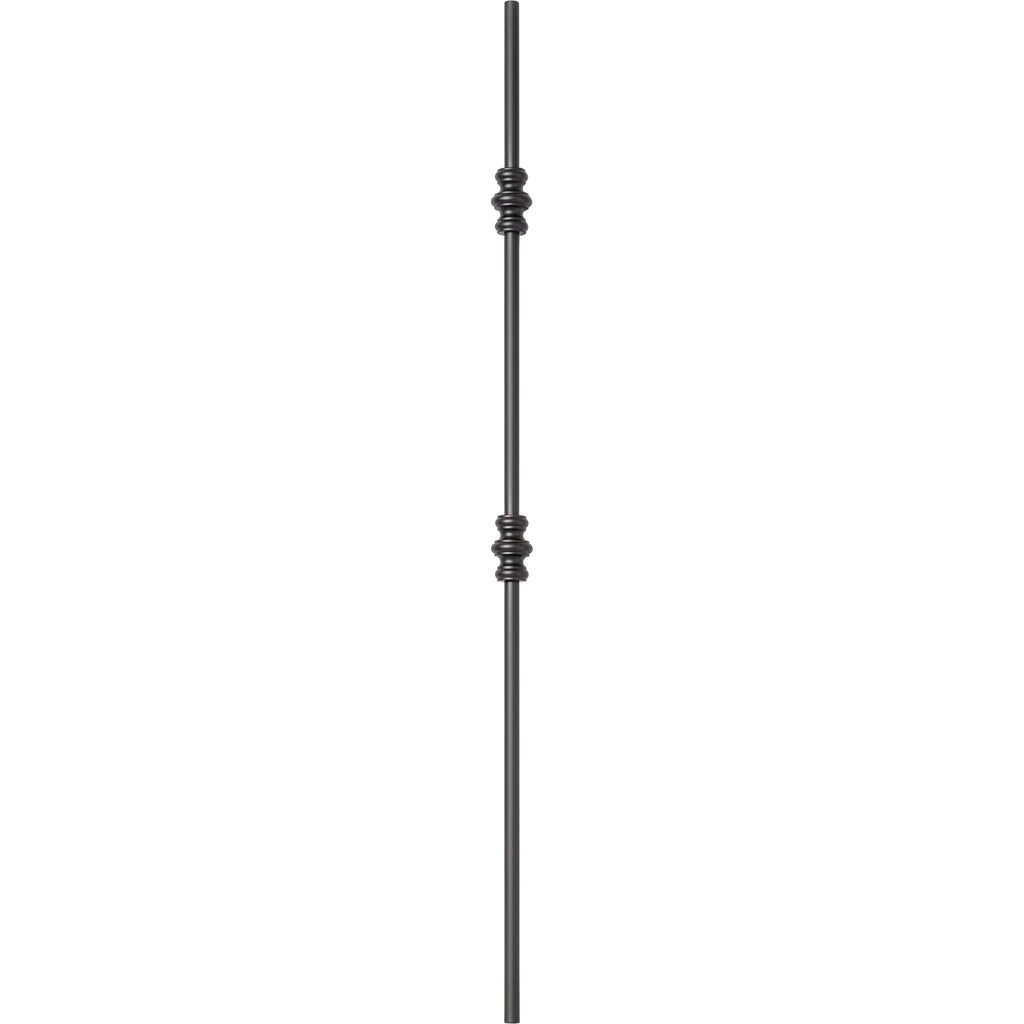 2GR61 - Iron Baluster - Round - Double Knuckle - 5/8"