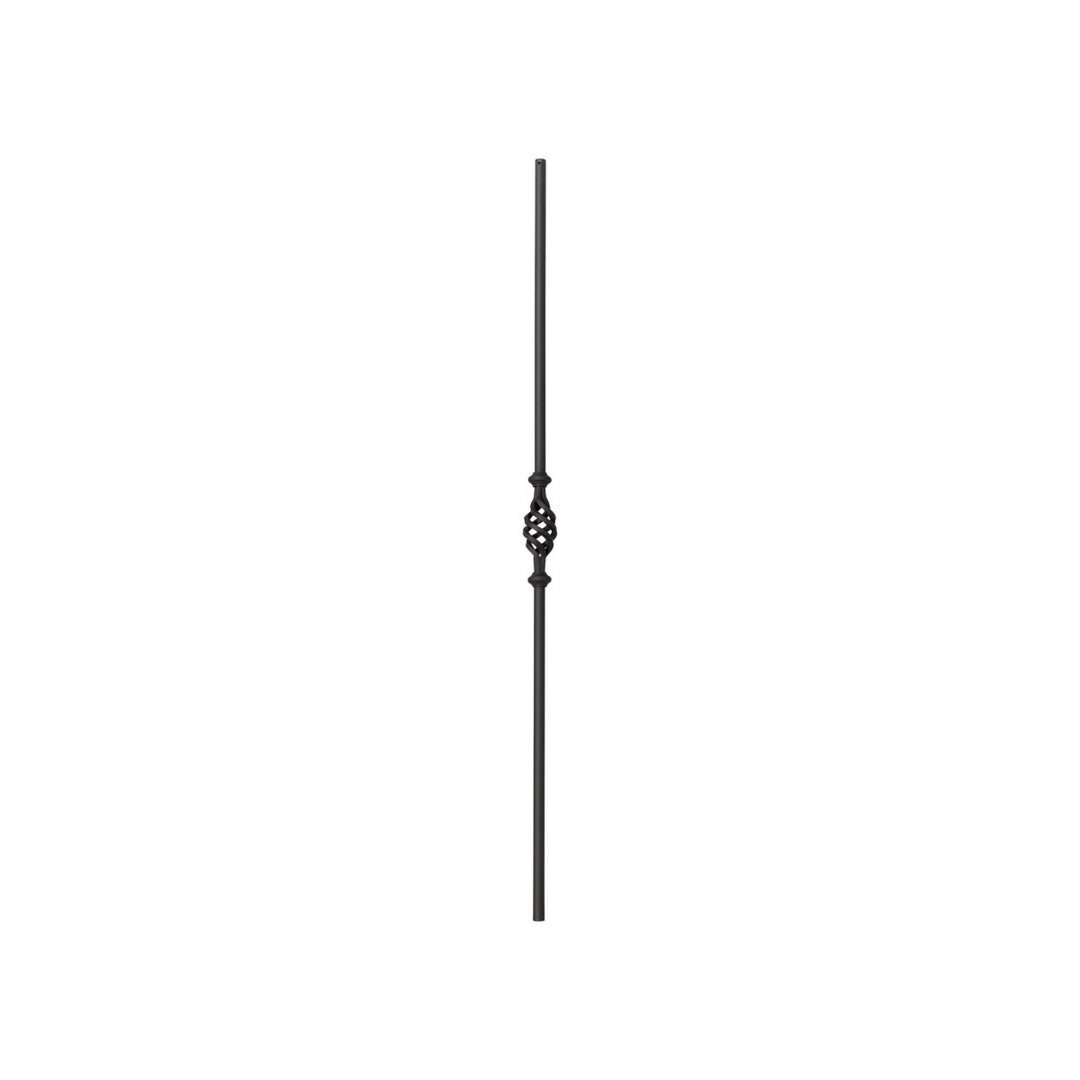 2GR11 | Iron Baluster | Round | Single Basket | 5/8" - All Things Stairs