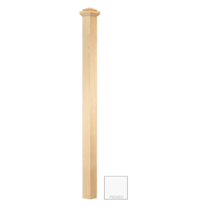 Wood Landing Box Newel | | Beech | 3-1/2" x 65" | Coffman