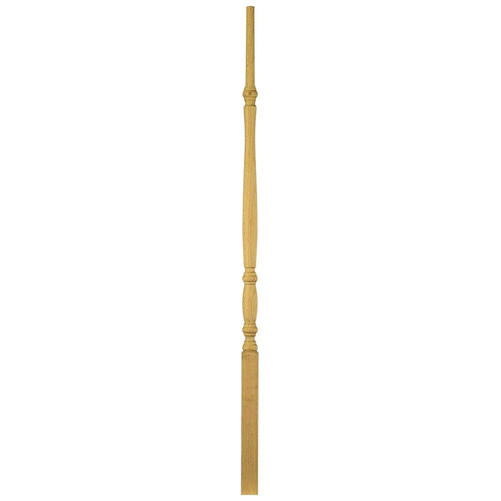 908 | Wood Baluster | Bordeaux Pin Top | 1 - 1/4" - All Things Stairs
