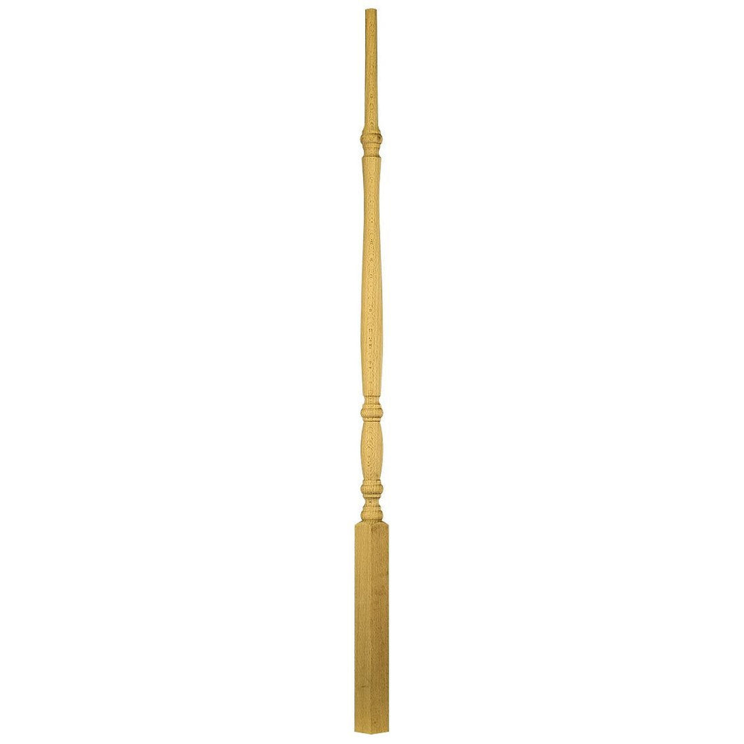 908 | Wood Baluster | Bordeaux Pin Top | 1 - 1/4" - All Things Stairs