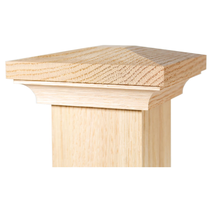 930 | Flat Peak Newel Cap | Fits 3" Post