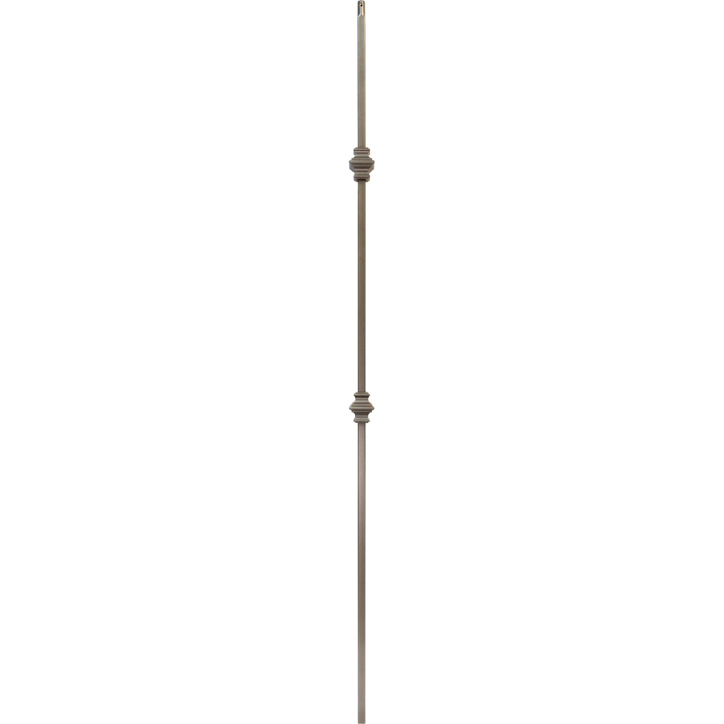 T61 - Iron Baluster - Square - Double Knuckle - 1/2"