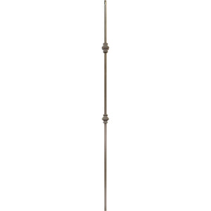 T61 - Iron Baluster - Double Knuckle - 1/2" x 44"
